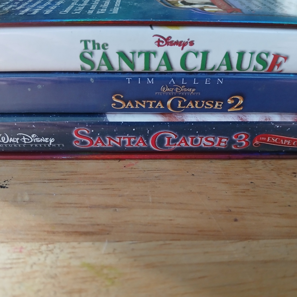 Disney Santa Clause Trilogy DVD Set - Green/Blue/Red